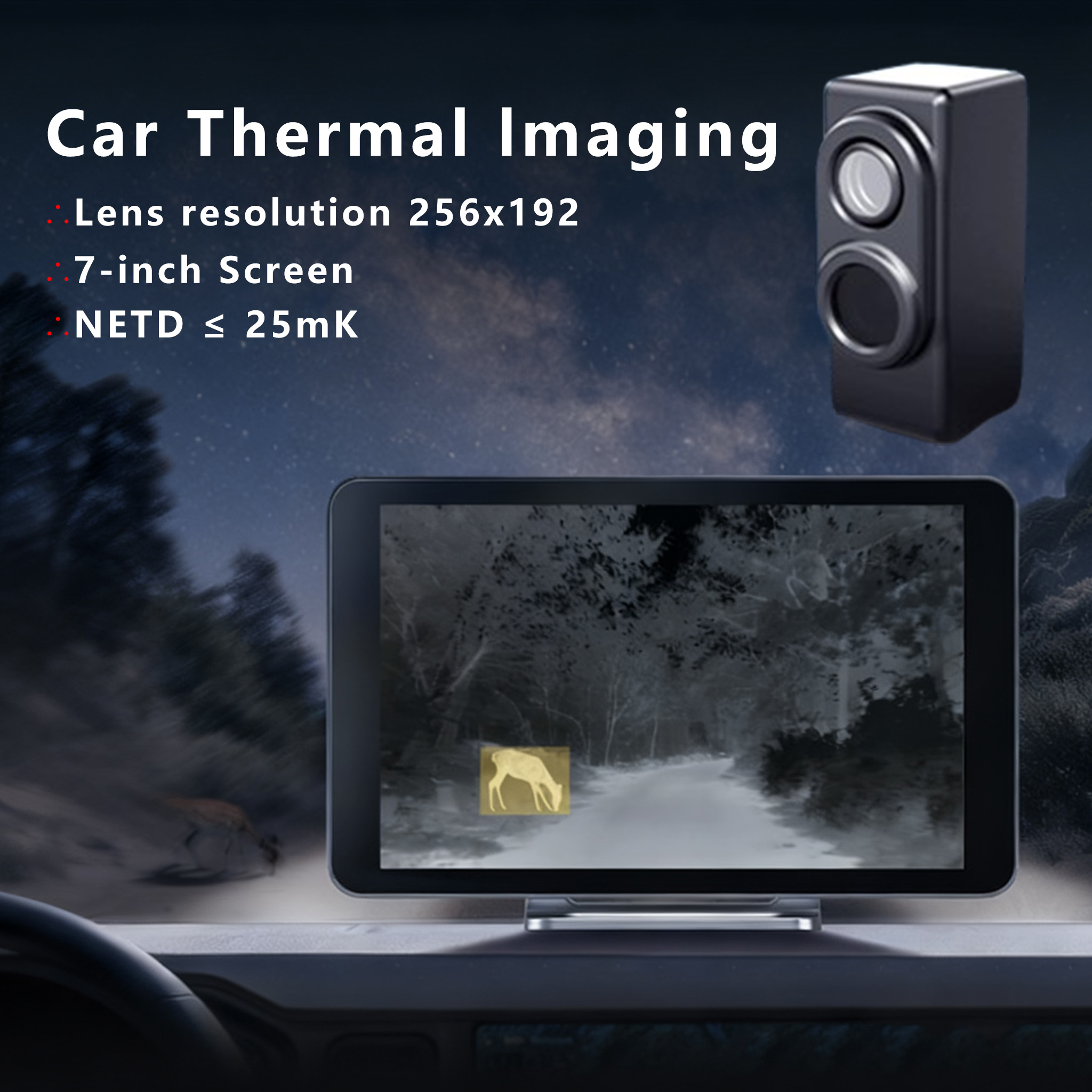 NS7 Night Vision Camera For Ca - огляд і ціна Hunting Thermal Imaging Scope