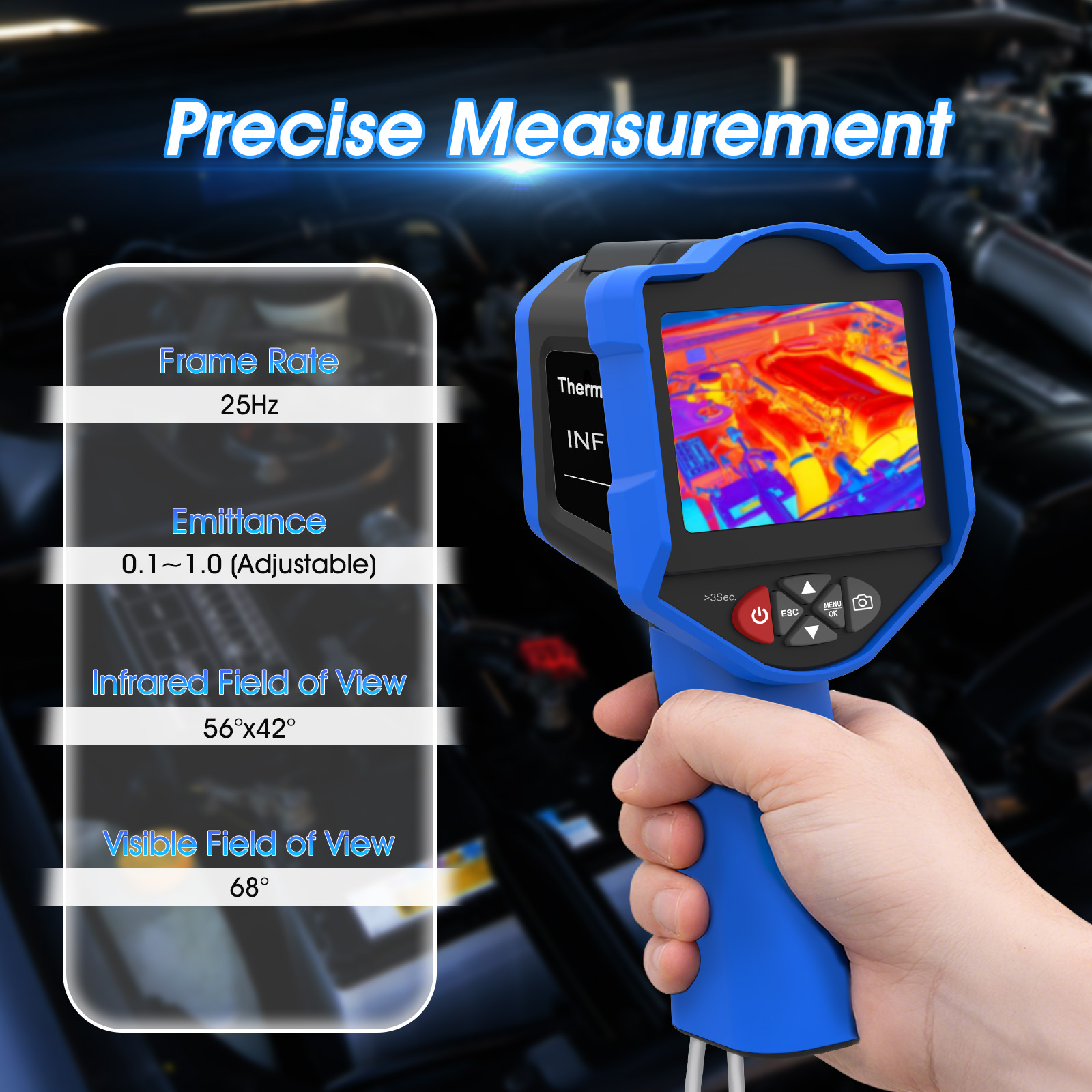 Thermal Imaging Camera 256x192 - огляд і ціна Thermal Imaging Camera 256X192